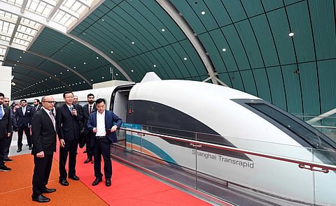 To explore next-generation rail technologies, the RTA delegation experienced the Shanghai Maglev, one of the world’s fastest commercial train services.