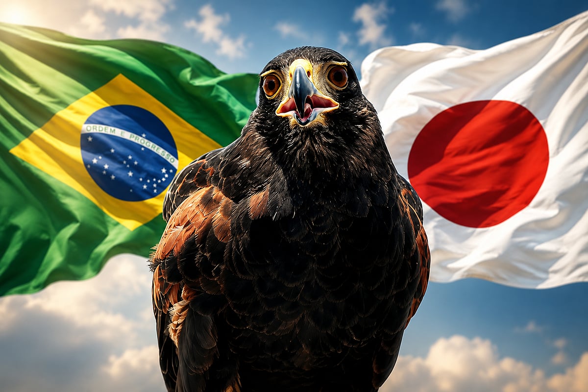 Shawk the hawk predicts Brazil vs Japan