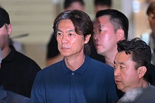 South Korea's head coach Hong Myung-bo, who has announced his resignation following the team's elimination in the group stage of the FIFA World Cup 2026.