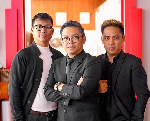 From left to right: Raul De Guzman, Karl De Guzman, and Nicolai De Guzman