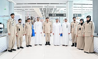 Sharjah Police unveil new airport uniform during official inspection visit