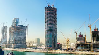 The tallest tower in Maritime City comprising 52 residential levels and a 5-level podium.