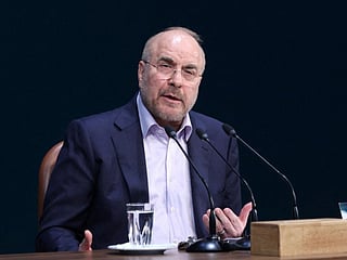 Iranian Parliament Speaker Mohammad Bagher Ghalibaf (File Photo/Reuters)