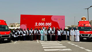 Government representatives, community partners, volunteers, and residents, joined hands for the third edition of the Al Freej Fridge 