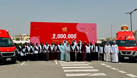 Government representatives, community partners, volunteers, and residents, joined hands for the third edition of the Al Freej Fridge 