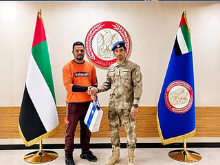 Brigadier Nasser Suleiman Al Maskari presented the recognition to the rider for consistently complying with traffic rules while carrying out his daily duties.
