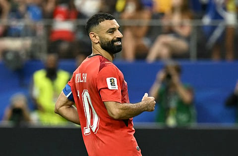 Mohamed Salah celebrates birth of his first son, Lail, and third child, with details revealed by Trabzonspor’s president and the star’s sister on Instagram.