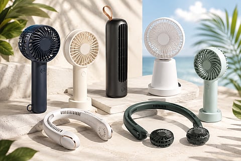 Summer ready portable fans