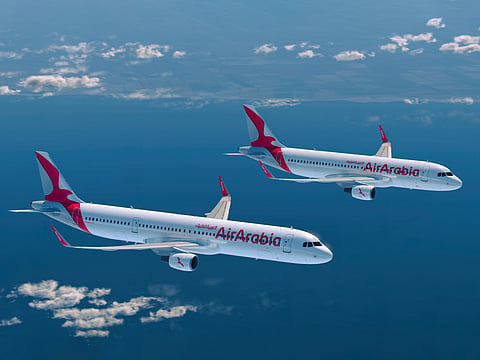 The airline began operating the Sharjah–London Gatwick route on Saturday with two non-stop flights a day using the Airbus A321LR. 