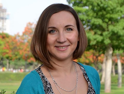 Viktoriia Rieva, founder of Saltborn Creative 