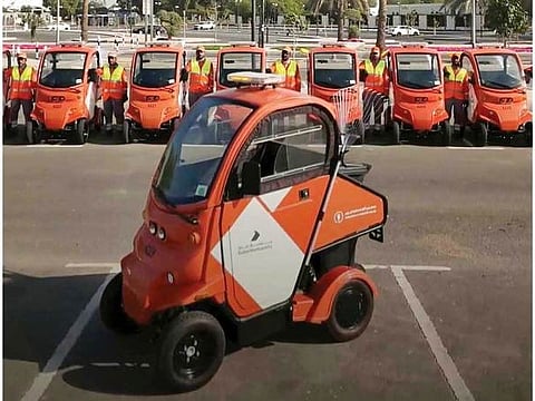 The new bikes are designed to help cleaning teams move more efficiently through neighbourhoods while collecting waste in hot and humid conditions. 