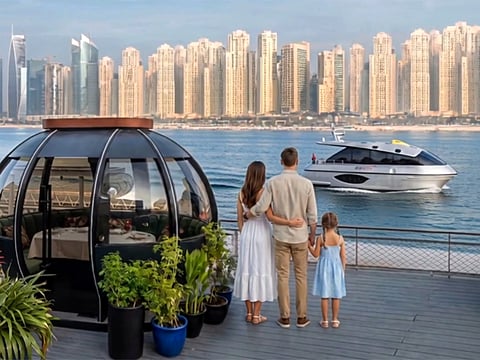 Ferry, water taxi and abra users can enjoy a special meal at 'The Pods' for Dh69.