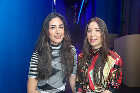 From left to right: Malahat Peyvandi and Federica Bonometti