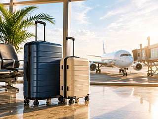 Airport-ready cabin suitcases