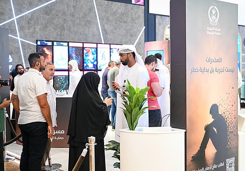 More than 10,600 visitors attended Sharjah Police’s anti-drug awareness platform.