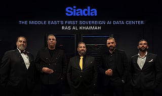Dr Fari Akhlaghi, Chairman of IOPn, Mojtaba Asadian, Founder & CEO of IOPn, Paul Dawalibi, CEO, Innovation City, Nabil Arnous, CCO Innovation City, and Jimi Ibrahim Co-Founder & COO of IOPn