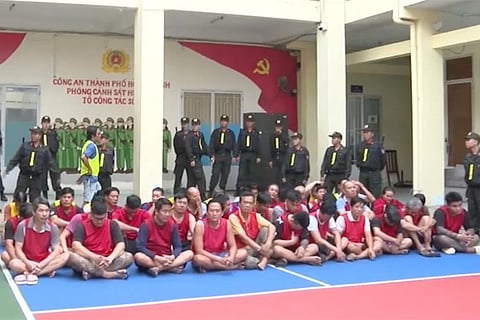 Vietnamese police said on July 7 that they had arrested 85 people linked to two “exceptionally large-scale” betting rings.