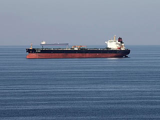 Oil tankers transit through the Strait of Hormuz. Photo for illustrative purposes only