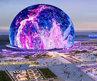 Abu Dhabi's $1.7-billion 'Exosphere', rising on Yas Island, is intended to be more than the Middle East's next blockbuster attraction.