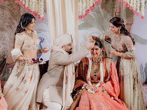 Sisters Janhvi Kapoor and Khushi Kapoor played a key role in the celebrations, taking charge of the wedding rituals and arrangements.