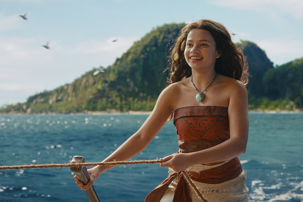 This image released by Disney shows Catherine Laga'aia in a scene from "Moana." (Disney via AP)