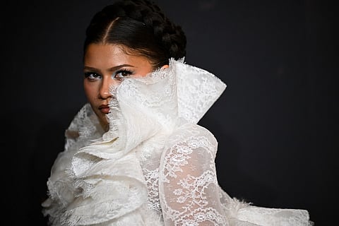 US actress and singer Zendaya poses during a photocall ahead of the premiere of the film 'The Odyssey' at the Grand Rex Cinema in Paris on July 8, 2026.