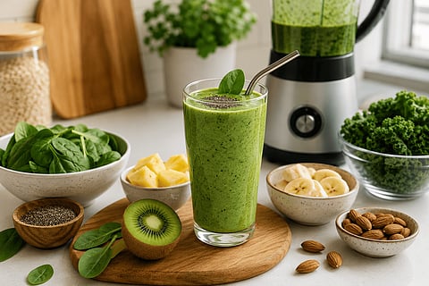 Fresh homemade smoothie