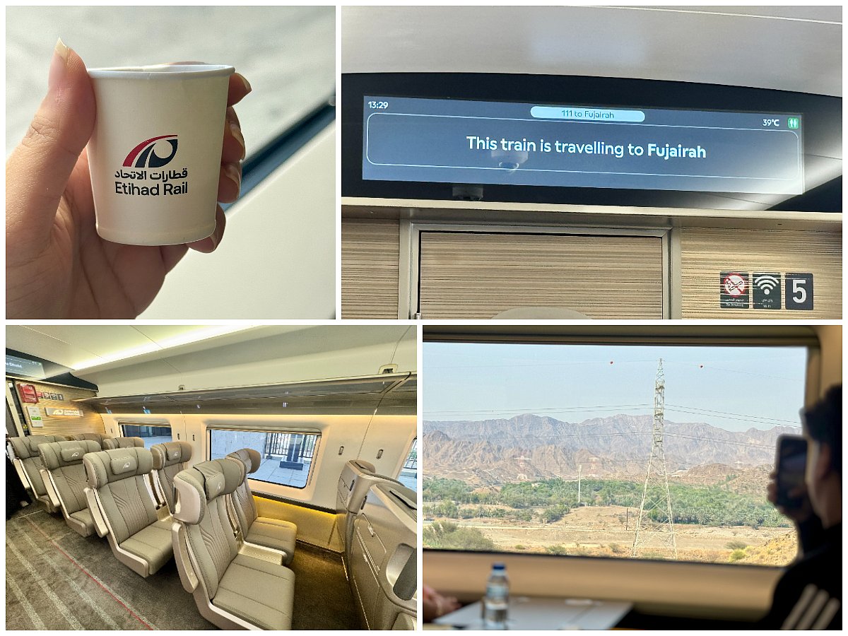 I took Etihad Rail from Abu Dhabi to Fujairah — and here’s what surprised me