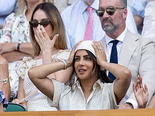 Actor Priyanka Chopra at Wimbledon 