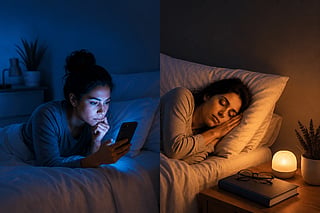 Nighttime screen habits
