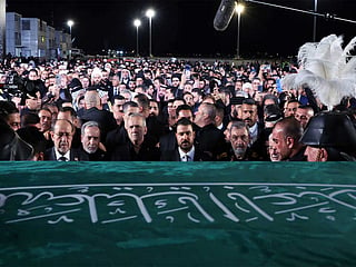 Funeral procession of the late Iranian Supreme Leader, Ayatollah Ali Khamenei, in Najaf, Iraq.