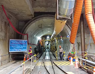 Work in progress: A Manila Subway tunnel leading to the Camp Aguinaldo Station. After years of delays, land disputes and pandemic setbacks, the Metro Manila Subway is beginning to resemble the backbone of a new transportation network. But the country's most ambitious rail project still faces a race against time.