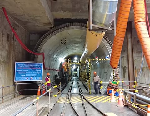 Work in progress: A Manila Subway tunnel leading to the Camp Aguinaldo Station. After years of delays, land disputes and pandemic setbacks, the Metro Manila Subway is beginning to resemble the backbone of a new transportation network. But the country's most ambitious rail project still faces a race against time.