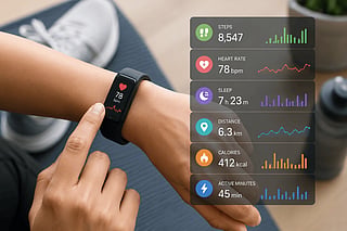 Fitness tracker with metrics