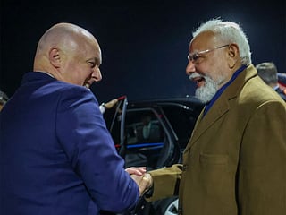 Prime Minister Narendra Modi with New Zealand PM Christopher Luxon.
