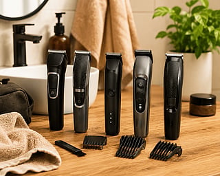 Grooming Trimmers lined up