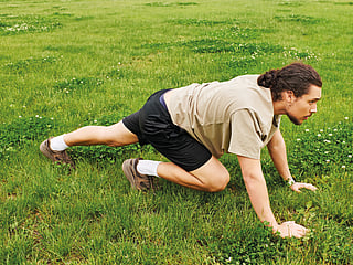 Bear crawl