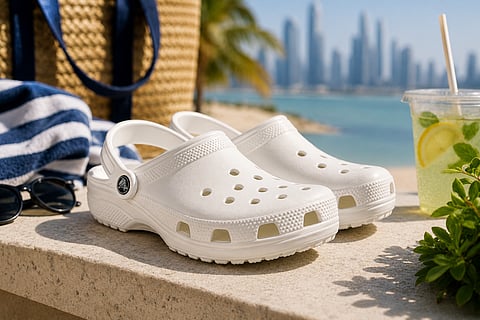Beach ready Crocs