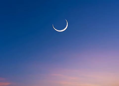 Astronomical data indicate that sighting the crescent on Tuesday will be impossible. 