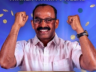 Sunil Kumar Sadasivan will be sharing the prize money with a friend he had only recently started playing alongside