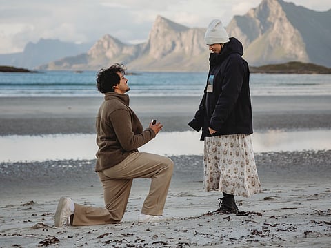 Ida Ali and her fiance Krish Agrawal
