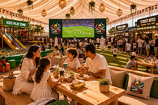 Emirates Our Home Fan Zone in Festival City