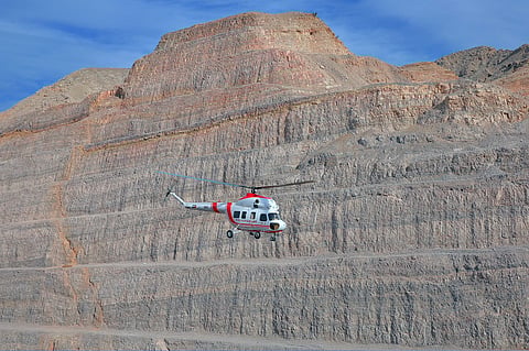 A police helicopter was immediately dispatched to the location.