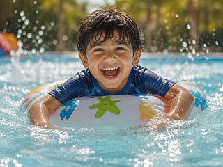Abu Dhabi Police warn parents and caregivers against becoming distracted by mobile phones or other activities while supervising children in or near the water.