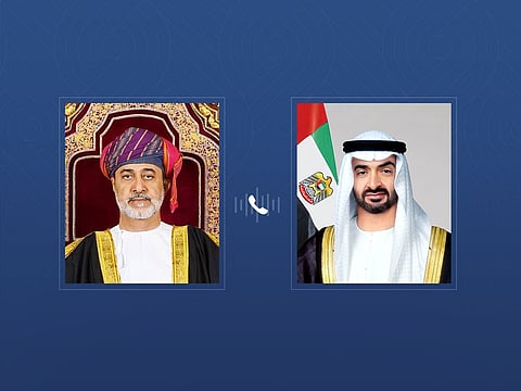 UAE President and Sultan of Oman discuss bilateral ties and regional developments