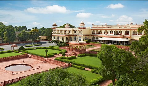 Jai Mahal Palace, an IHCL-operated Taj hotel in Jaipur, India. IHCL has announced a new organisational structure as it pursues plans to expand its global portfolio to 700 hotels by 2030.