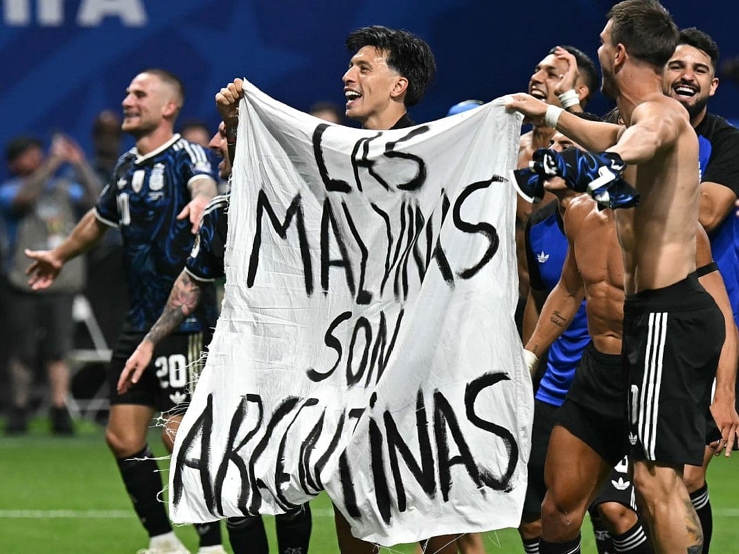 Argentina to be punished over Falklands banner