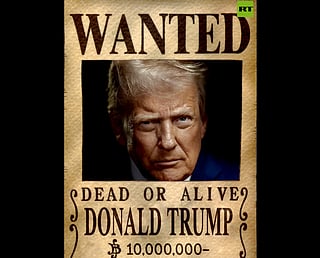 $10 million bounty was offered offered by Iran-backed groups based in Iraq for killing US President Donald Trump.
