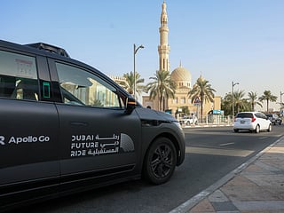 Apollo Go's autonomous fleet is now open to the public in Jumeirah and Umm Suqeim for a flat Dh5 a ride, a promotional fare from RTA and Dubai Taxi Company that replaces the free rides offered during the initial trial period. 