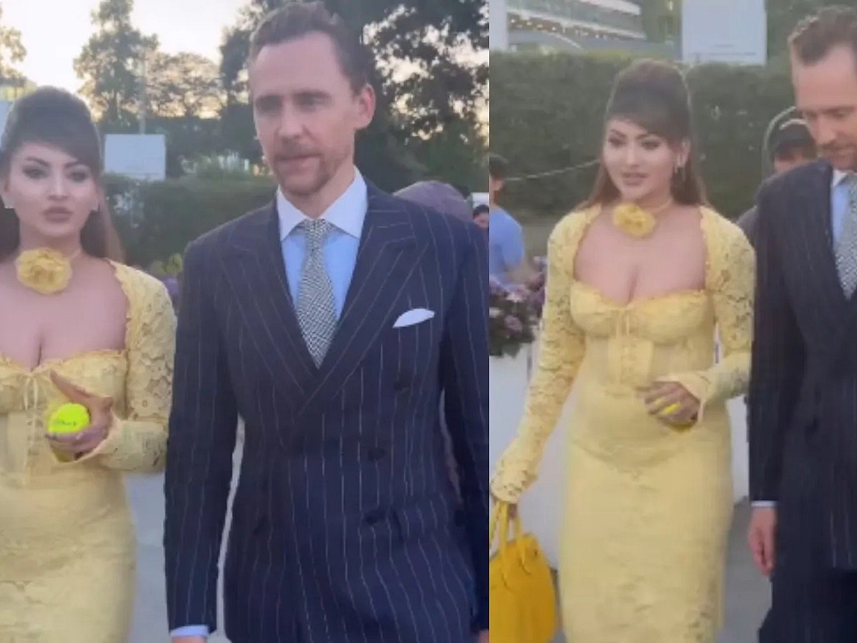 Tom Hiddleston meets Urvashi Rautela at Wimbledon